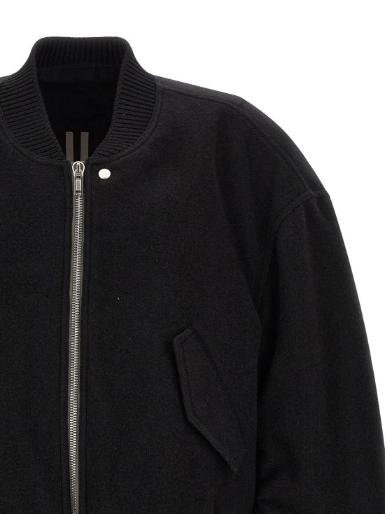 26FW 릭 오웬스 봄버 자켓 RU02F4792WBD09 Black - RICK OWENS