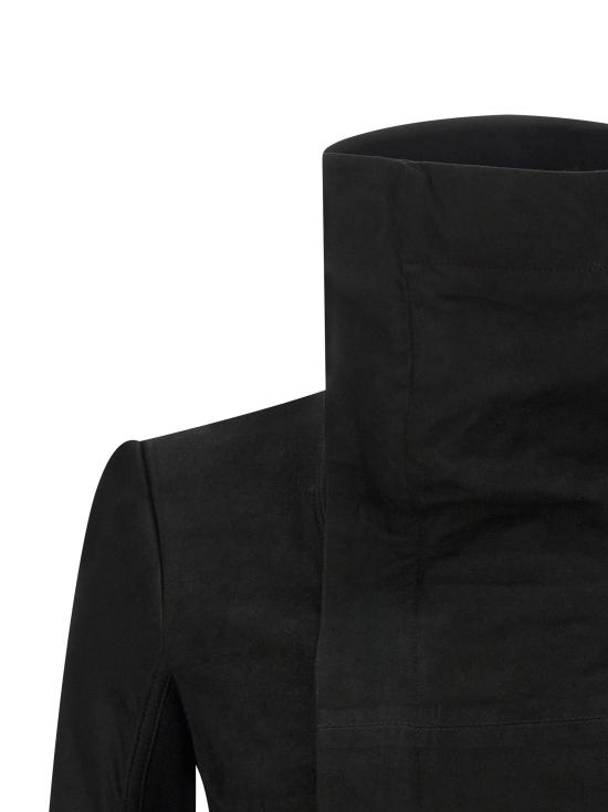 26FW 릭 오웬스 가죽 자켓 RP02F5743LBS09 Black - RICK OWENS