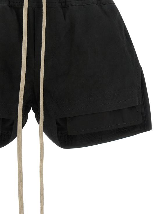26FW 릭 오웬스 숏팬츠 RP02F5316LBS09 Black - RICK OWENS