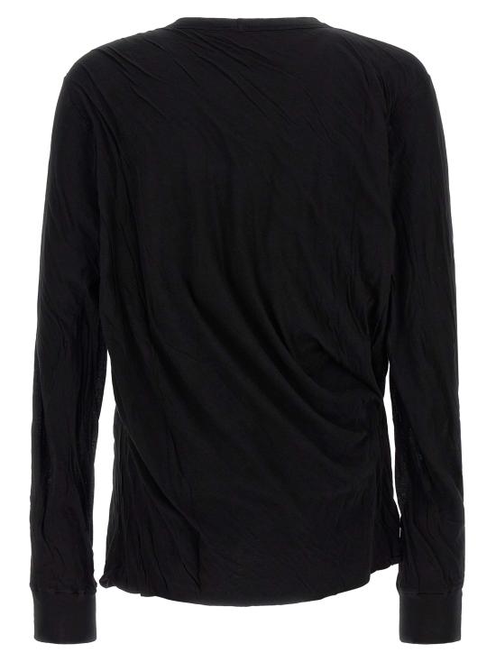 26FW 릭 오웬스 긴팔 티셔츠 RU02F4258UCDB09 Black - RICK OWENS