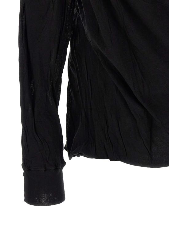 26FW 릭 오웬스 긴팔 티셔츠 RU02F4258UCDB09 Black - RICK OWENS