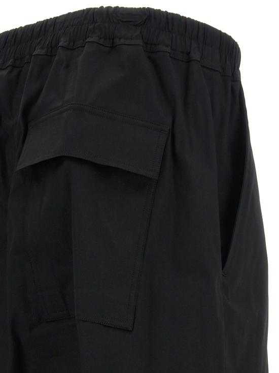26FW 릭 오웬스 트레이닝/조거 팬츠 RU02F4381TE09 Black - RICK OWENS