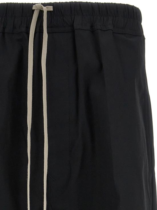 26FW 릭 오웬스 트레이닝/조거 팬츠 RU02F4381TE09 Black - RICK OWENS