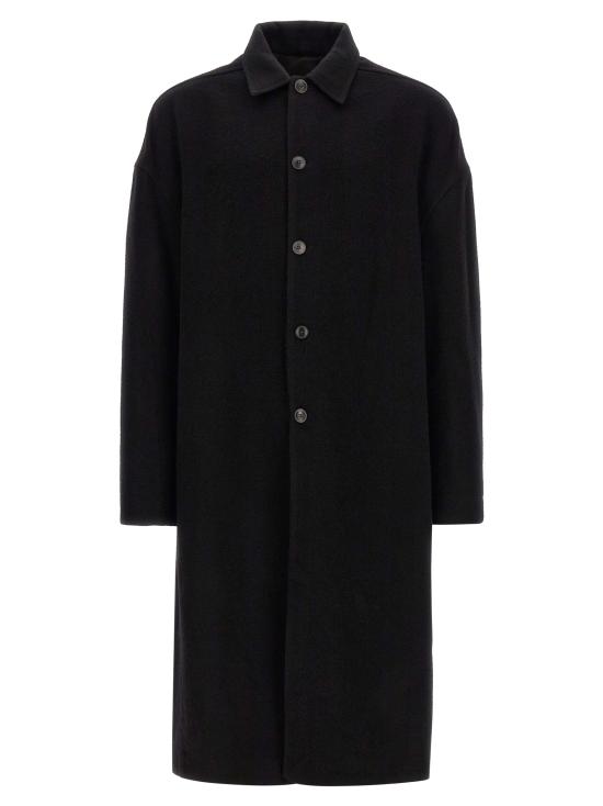 26FW 릭 오웬스 트렌치 코트 RU02F4970WBD09 Black