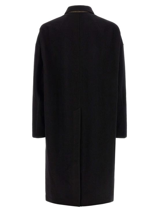 26FW 릭 오웬스 트렌치 코트 RU02F4970WBD09 Black - RICK OWENS