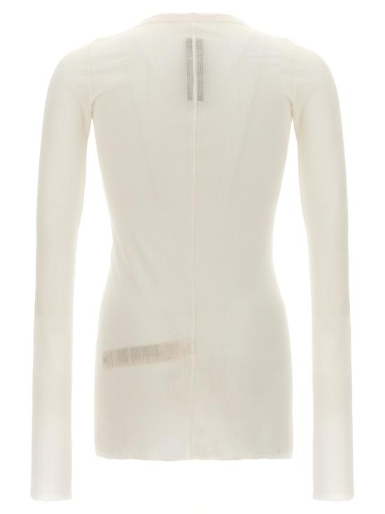 26FW 릭 오웬스 긴팔 티셔츠 RU02F4250RC11 White - RICK OWENS