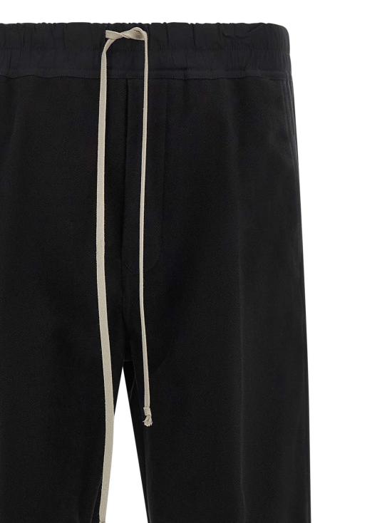 26FW 릭 오웬스 트레이닝/조거 팬츠 RU02F4378TB09 Black - RICK OWENS