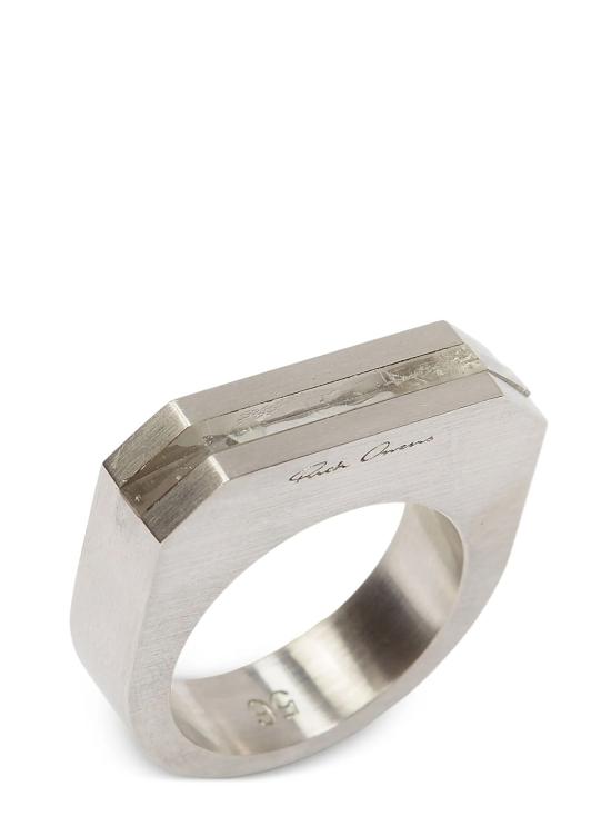 26FW 릭 오웬스 반지 RJ0000124MMTES2128 Silver