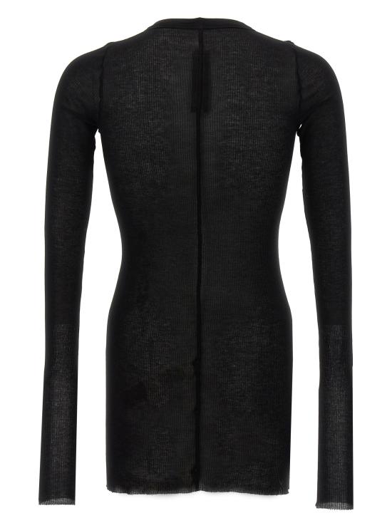 26FW 릭 오웬스 긴팔 티셔츠 RU02F4250RC09 Black - RICK OWENS