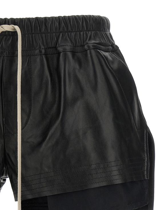 26FW 릭 오웬스 숏팬츠 RP02F5316LBY09 Black - RICK OWENS