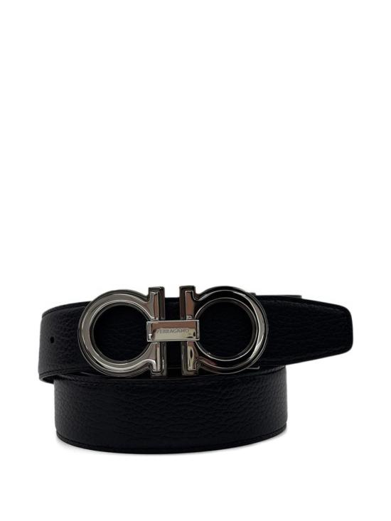  살바토레 페라가모 가죽 벨트 734227 67A254NERO - SALVATORE FERRAGAMO