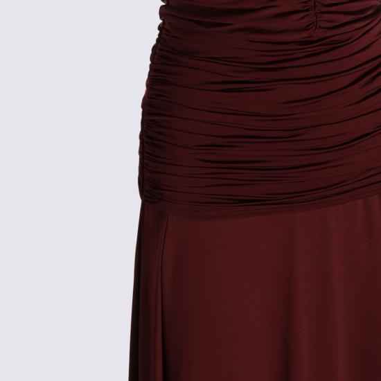 26FW 셀프 포트레이트 롱 원피스 PF26098MBU BURGUNDY - SELF PORTRAIT