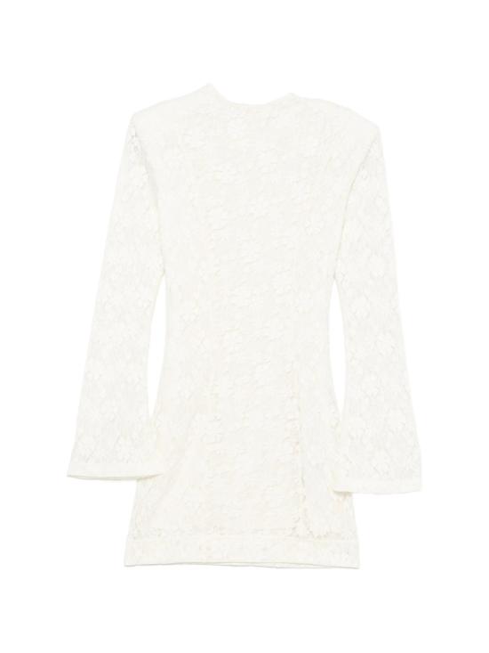 26FW 로테이트 미디 원피스 116308 857 Bianco