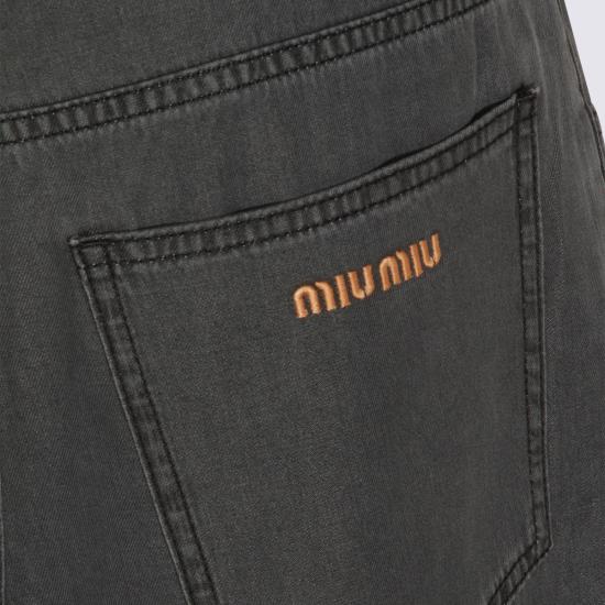 26FW 미우미우 데님 팬츠 GWP618SOOO 15MPF0002 Nero - MIU MIU