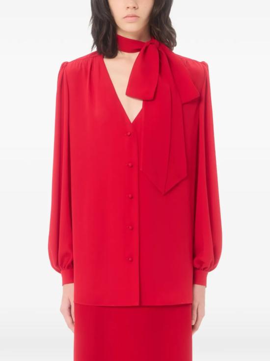 26FW 발렌티노 가라바니 블라우스 9B3AB8K01MH R9M Rosso - VALENTINO GARAVANI