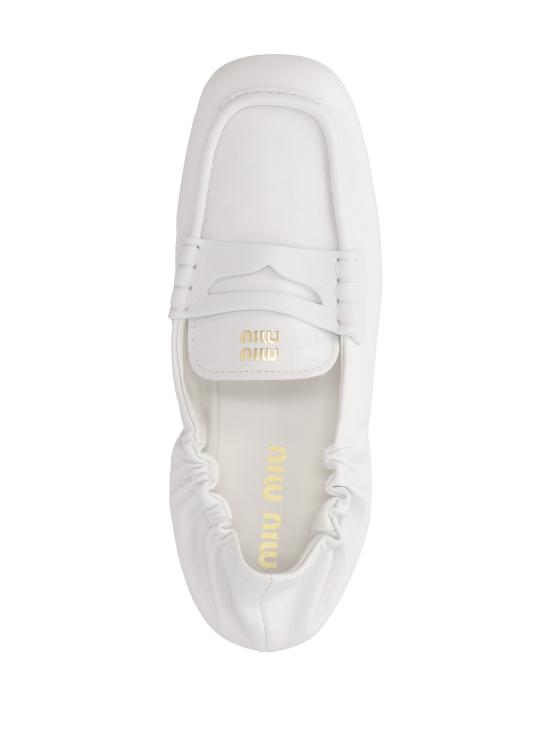 26FW 미우미우 로퍼 5D341EFD005EFX F0009 BIANCO - MIU MIU