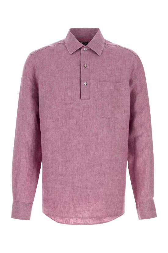 26SS 에르메네질도제냐 긴팔 셔츠 RUHX51A3SRF13 R06G Purple