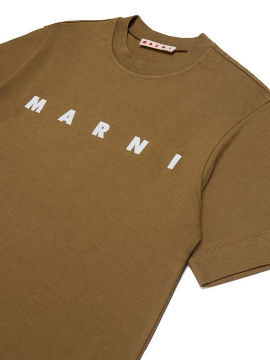 26FW [키즈] 마르니 티셔츠 M002MVM00RF 0M721 Marrone - MARNI