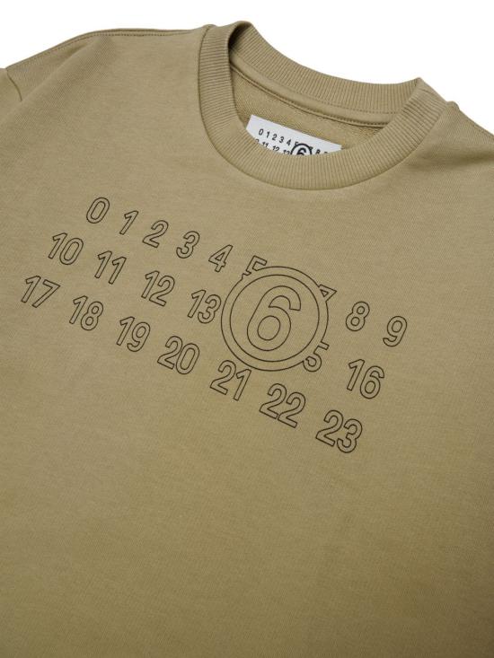 26FW [키즈] MM6 메종마르지엘라 니트/스웻셔츠 M61116MM02X M6516 Grigio - MM6 MAISON MARGIELA