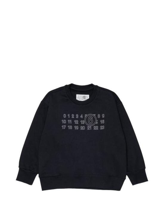 26FW [키즈] MM6 메종마르지엘라 니트/스웻셔츠 M61116MM02X M6900 Nero