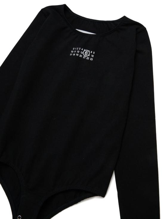 26FW [키즈] MM6 메종마르지엘라 원피스 수영복 M60911MM06L M6900 Nero - MM6 MAISON MARGIELA