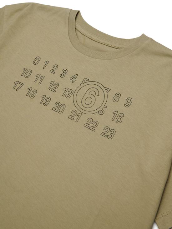 26FW [키즈] MM6 메종마르지엘라 티셔츠 M61117MM02Y M6516 Grigio - MM6 MAISON MARGIELA