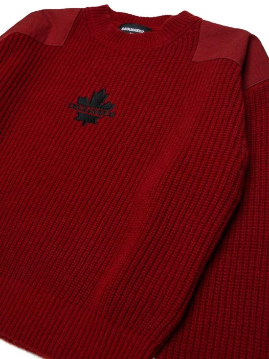 26FW [키즈] 디스퀘어드2 니트/스웻셔츠 DQ3437D0AJD DQ452 Rosso - DSQUARED2