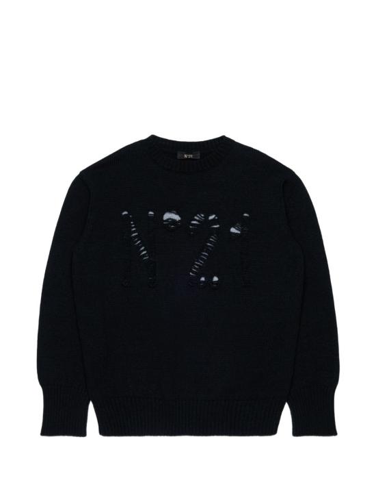 26FW [키즈] 누메로벤투노 니트/스웻셔츠 N210DDN0547 0N900 Nero