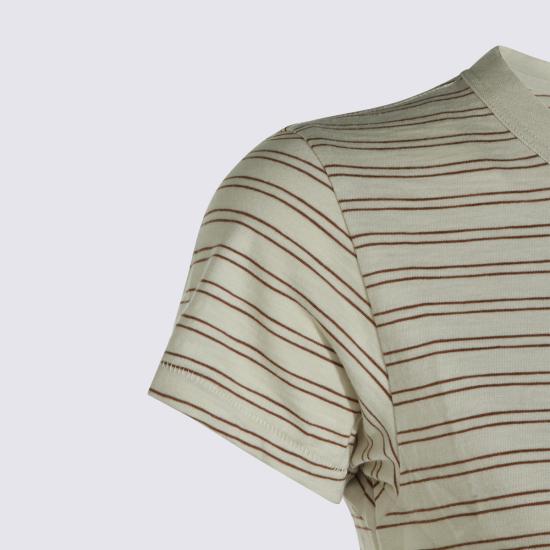 26FW 랙앤본 반팔 티셔츠 RE7M32PT3KW COPPERMULT White - RAG & BONE