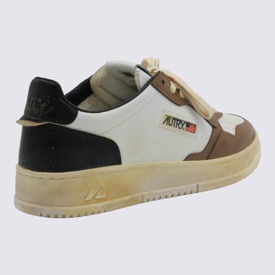 26FW 오트리 슈퍼 빈티지 메달리스트 로우 레더 스니커즈 AVLM SV60 WHITE MALTMAL - AUTRY