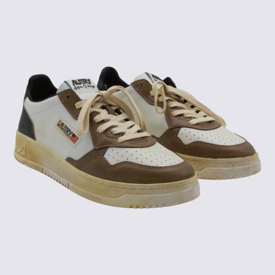 26FW 오트리 슈퍼 빈티지 메달리스트 로우 레더 스니커즈 AVLM SV60 WHITE MALTMAL - AUTRY