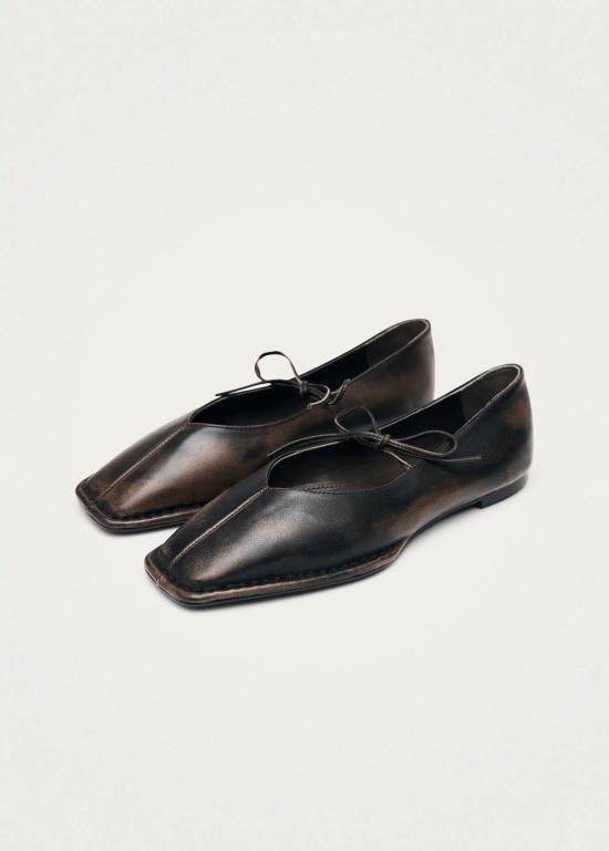 26FW 알로하스 플랫 슈즈 S101277 Marrone - ALOHAS