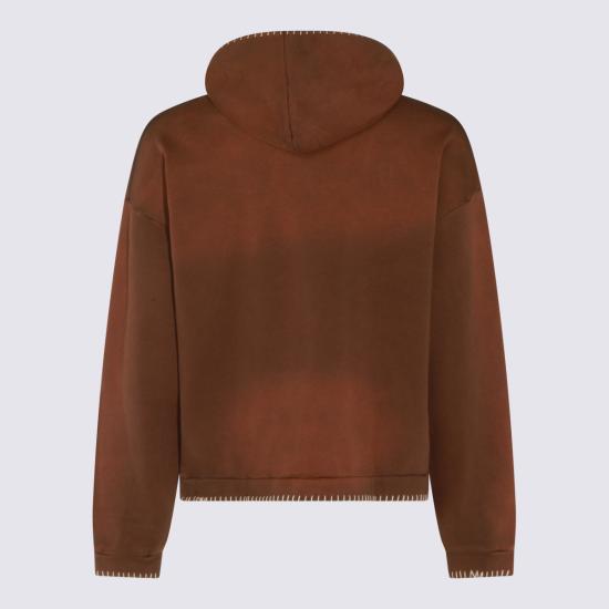 26FW 파운드 후드 티셔츠 FOPF26HO01012 F213 FADED BROWN - FOUND