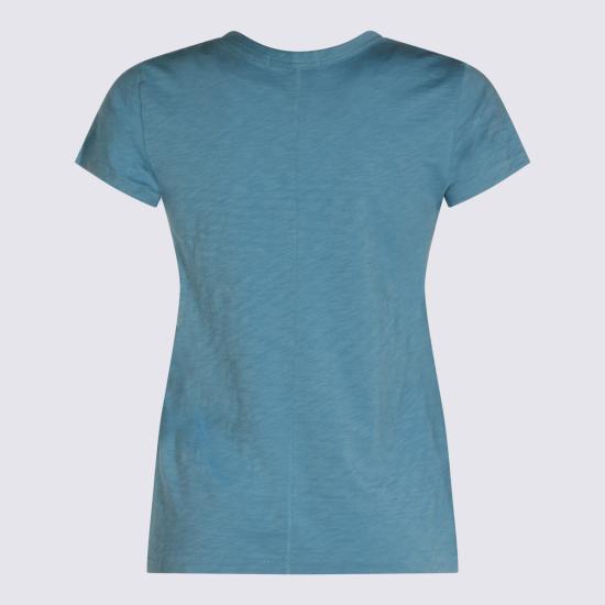 26FW 랙앤본 반팔 티셔츠 RE8C25FT3SW FOGBL LIGHT BLUE - RAG & BONE