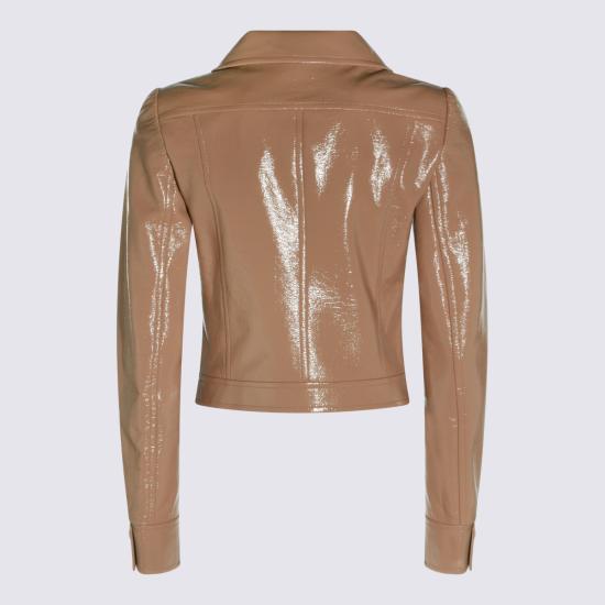26FW 쿠레쥬 가죽 자켓 223CBL005 VY00141091 BRONZER - COURREGES