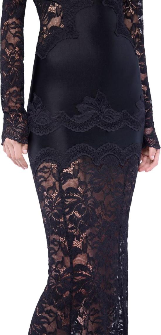 26SS 파코라반 롱 원피스 26PJRO231PA0170P001 BLACK - PACO RABANNE