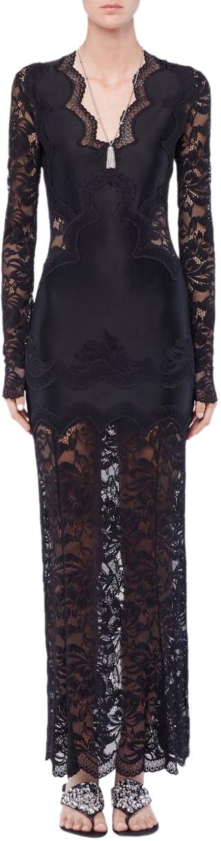 26SS 파코라반 롱 원피스 26PJRO231PA0170P001 BLACK - PACO RABANNE