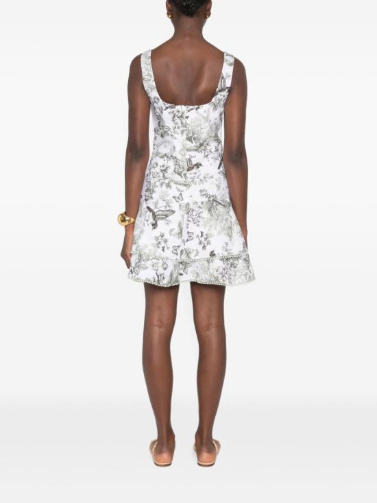 26SS 앨리스 앤 올리비아 숏 원피스 CC604P53505 T145 WHITE - ALICE & OLIVIA