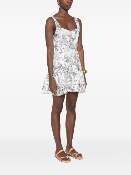 26SS 앨리스 앤 올리비아 숏 원피스 CC604P53505 T145 WHITE - ALICE & OLIVIA