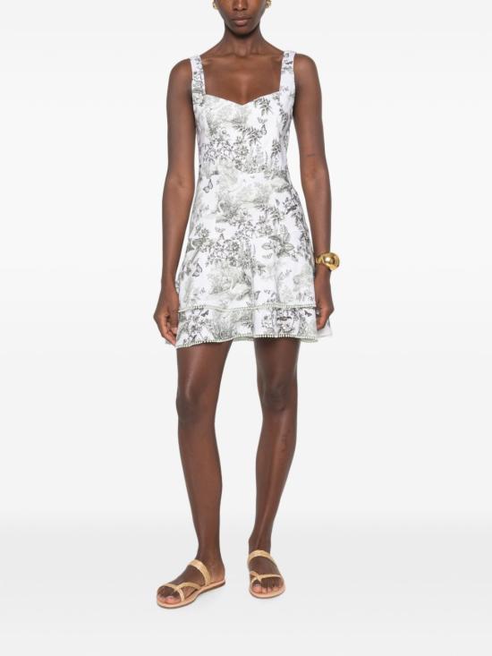 26SS 앨리스 앤 올리비아 숏 원피스 CC604P53505 T145 WHITE - ALICE & OLIVIA