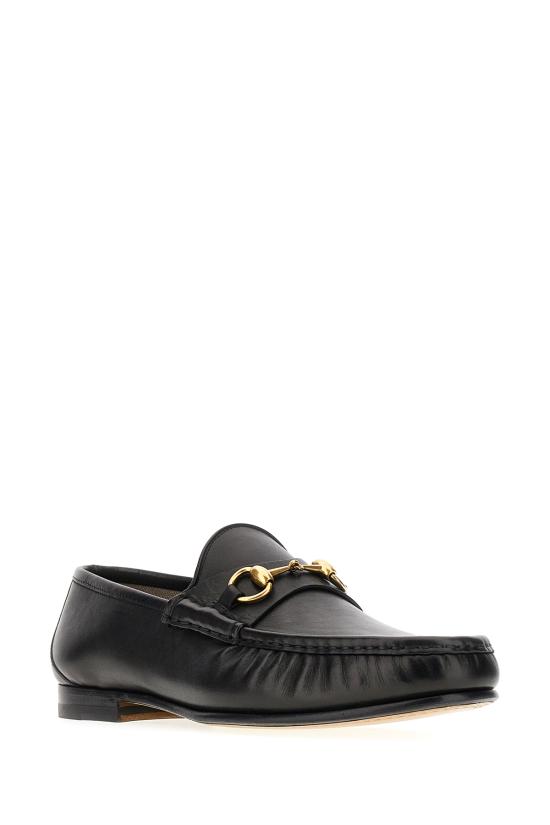 26FW 구찌 1953 홀스빗 레더 로퍼 307929BLM00 1000 NERO - GUCCI