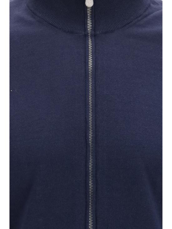 26SS 브루넬로 쿠치넬리 스웨터 M2900106 CW425 BLUE - BRUNELLO CUCINELLI