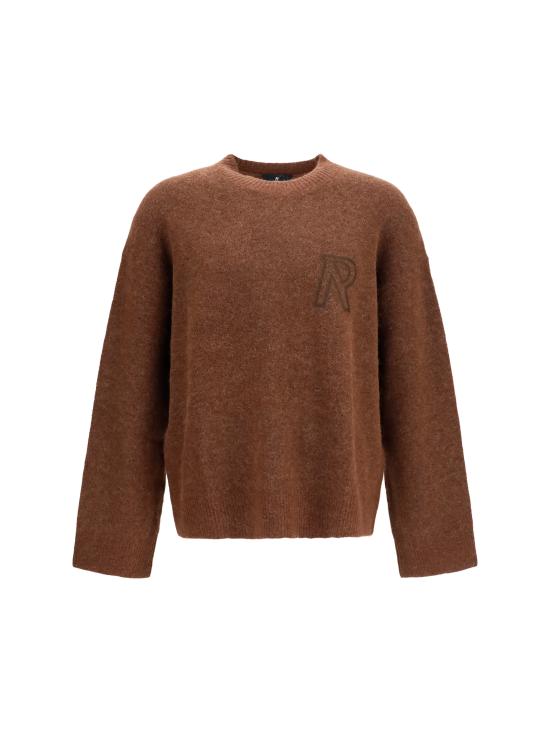 26FW 리프레젠트 스웨터 MLM101197 CHOCOLATE BROWN