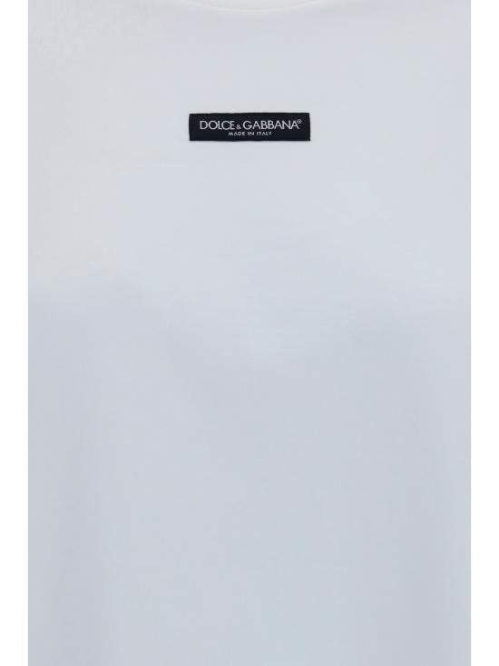 26FW 돌체앤가바나 반팔 티셔츠 F8V78THU7MA W0800 WHITE - DOLCE & GABBANA