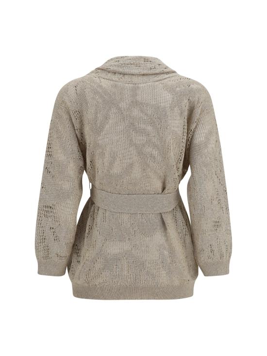 26SS 브루넬로 쿠치넬리 대즐링 워터 릴리 가디건 MDT771006 C8925 BEIGE - BRUNELLO CUCINELLI