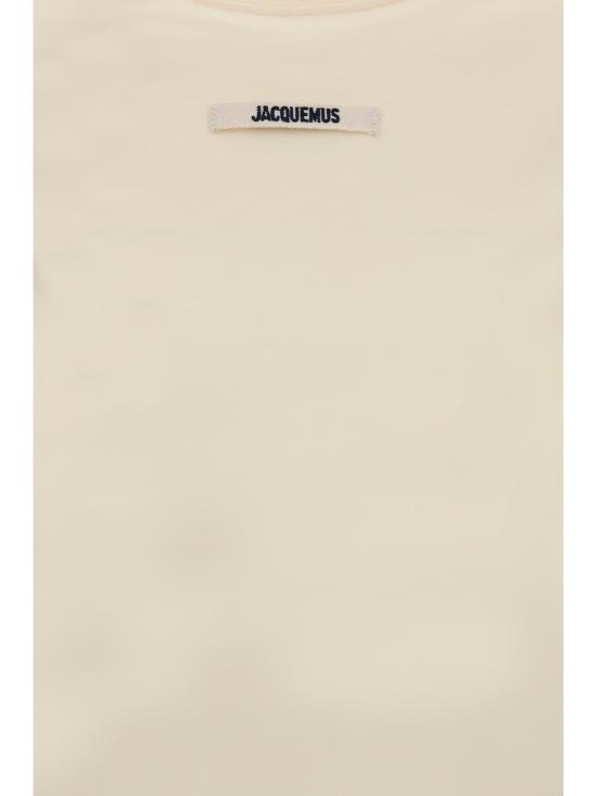 26FW 자크뮈스 그로그랭 로고 롱슬리브 티셔츠 TSW00155AJ00124 130 CREAM - JACQUEMUS