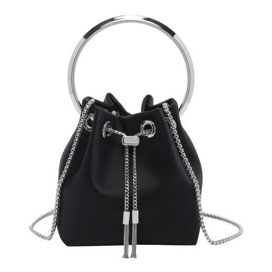 26FW 지미추 토트백 BON BON FUQBLACK SILVER