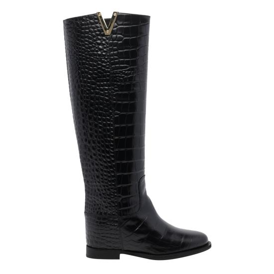 26FW 비아로마 부츠 3758 776NERO Black