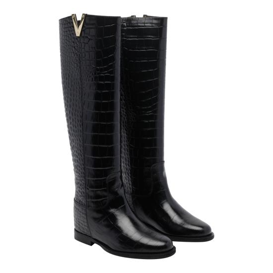 26FW 비아로마 부츠 3758 776NERO Black - VIA ROMA