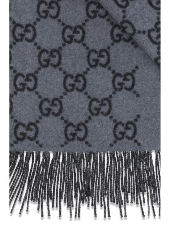 26FW 구찌 GG 캐시미어 스카프 8123174GABX 1260 BLUE - GUCCI